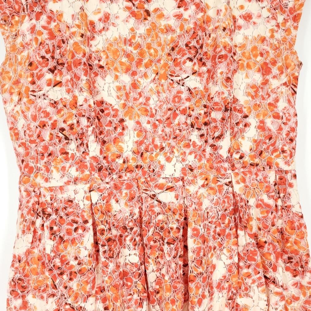 Madewell Watercolor Painted Lace Bloom Dress Size 10 - Picture 5 of 15